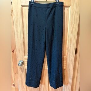 MAG. Women’s beaded dress pants side zip, size 6